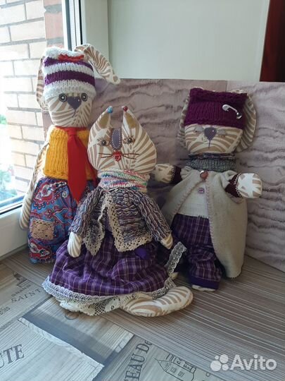 Мягкие игрушки в стиле бохо