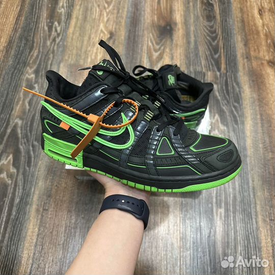 Nike Air Rubber Dunk x Off-White Green Strike