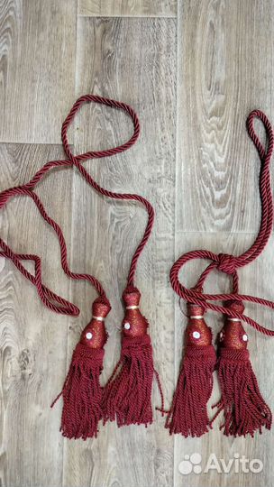 Подхваты для штор, кисти, красивые, цена за 2 шт