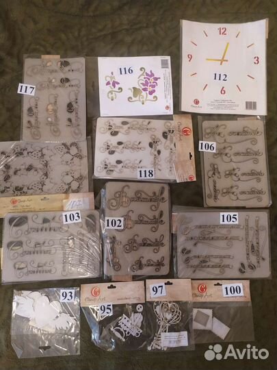 Скрапбукинг, декупаж, трафареты, дек. элементы