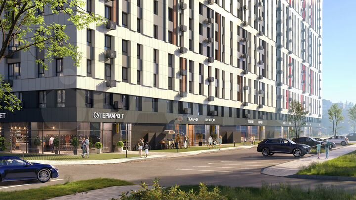 1-к. квартира, 37,5 м², 4/17 эт.