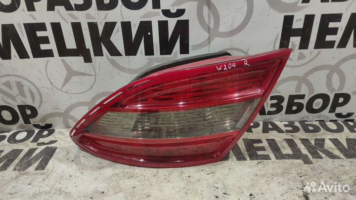 Фонарь правый Mercedes W204 дорестайлинг