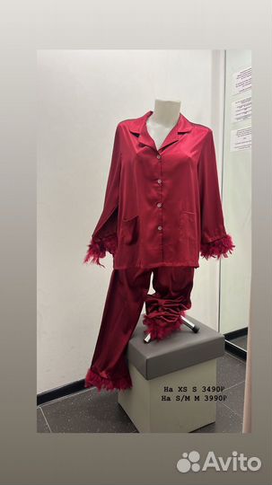 Пижама с перьями