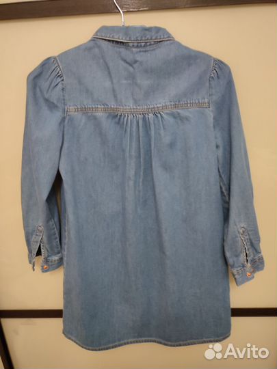 Джинсовое платье для девочки Zara 134