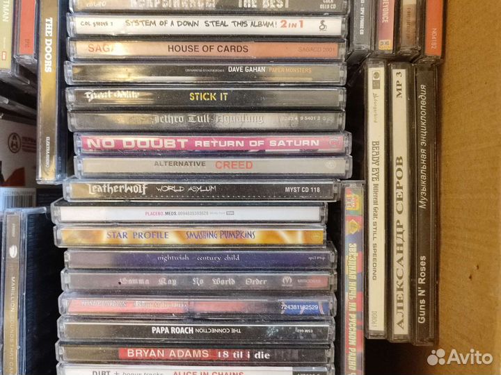 CD диски неофициальные российские прессы