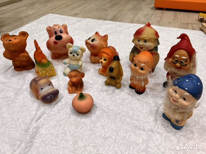 Резиновые игрушки советские СССР