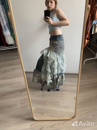 Джинсовая юбка