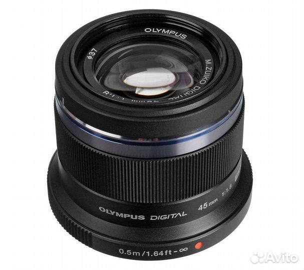 Объектив Olympus M.Zuiko Digital 45mm f/1.8, черны