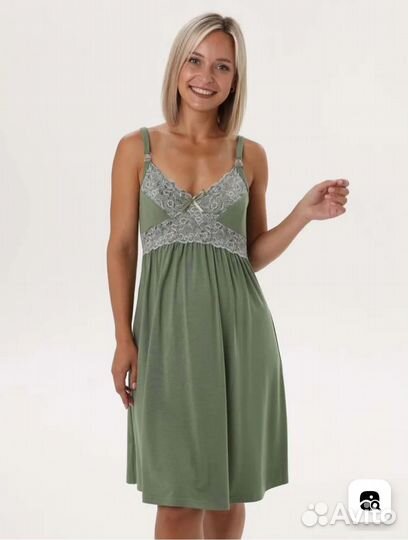 Халат и сорочка для беременных и кормящих 48 50