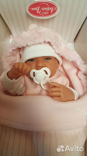 Кукла младенец Сильвия 42 см Munecas Antonio Juan