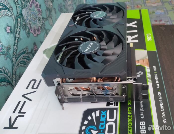 Видеокарта KFA2 GeForce RTX 3070 core (LHR)