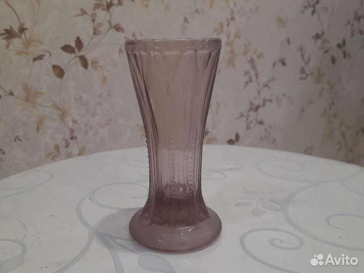 Ваза цветное стекло СССР