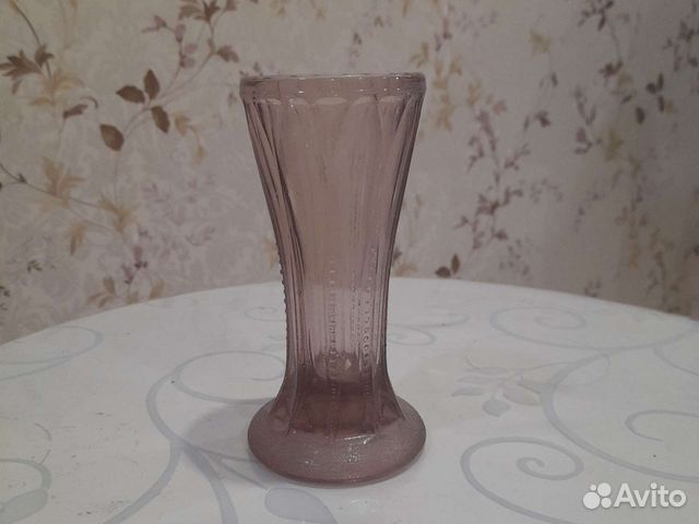 Ваза цветное стекло СССР