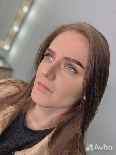 Окрашивание бровей/ онлайн курсы