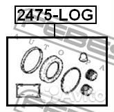 Ремкомплект суппорта тормозного переднего