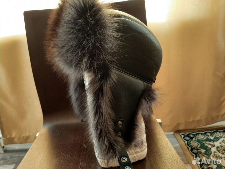 Мужская шапка ушанка меховая