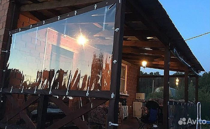 Мягкие окна для террасы, беседки, веранды под ключ