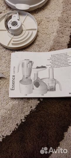 Кухонный комбайн philips essence HR7758 на з/ч