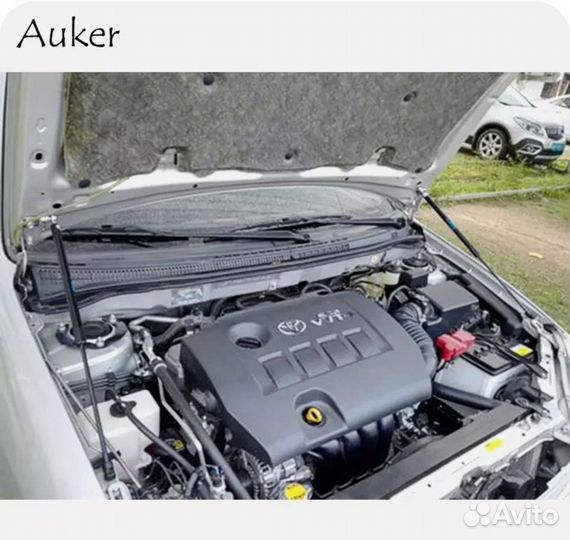 Газовые упоры капота тойота королла 120