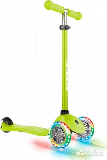 Самокат трехколесный Globber primo lights (2023) з