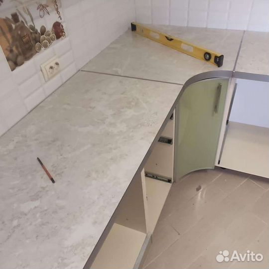 Замена столешницы на кухне