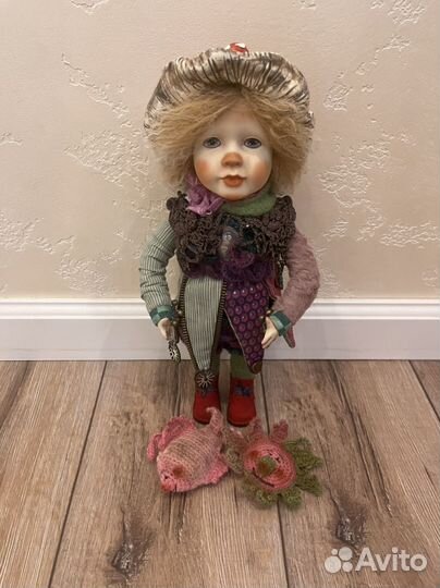 Коллекционная кукла Мухомор