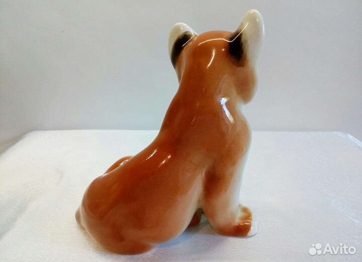 Фарфоровая статуэтка Львёнок лфз