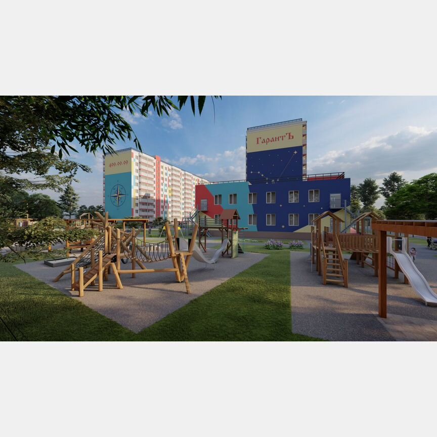 1-к. квартира, 59,1 м², 9/10 эт.