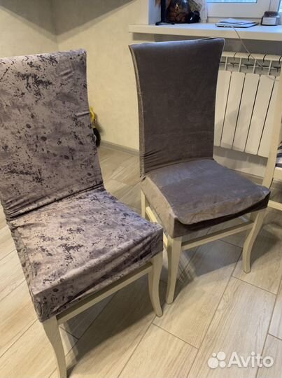 Чехлы на стулья Велюр/Стрейч-Жатка/Бархат/Трикотаж