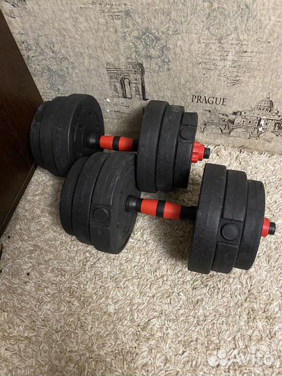 Гантели разборные по 9кг