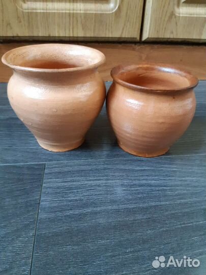 Керамические горшки бу