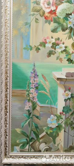 Картина маслом на холсте цветы