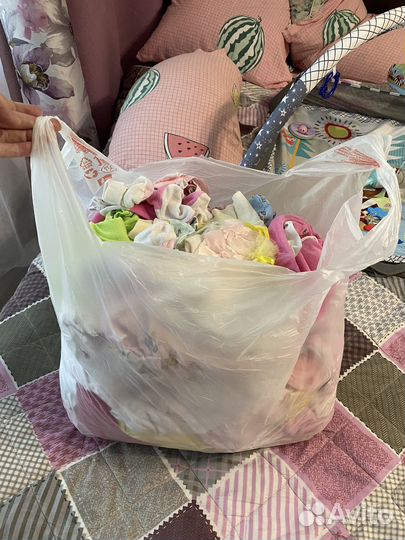 Детские вещи пакетом для девочек от 0-3 месяцев
