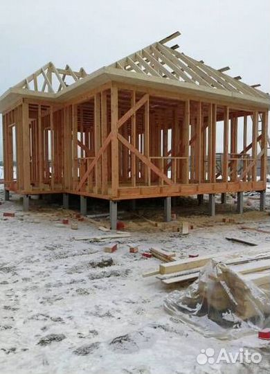 Фундамент на железобетонныех сваях