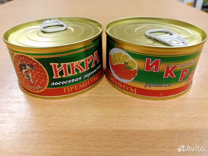 Икра красная в ж/б