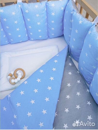 Комплект бортиков в кроватку