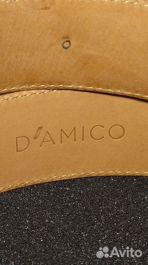 Новый Damico Крокодил муж. ремень Оригинал Италия