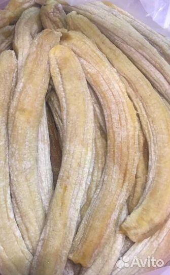 Вяленые бананы, цельные, натуральные