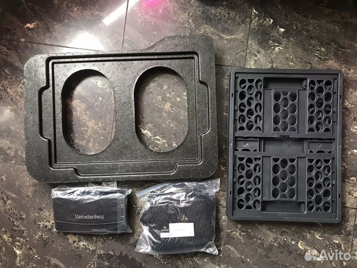 Mercedes W213 сетка для багажа - набор в багажник