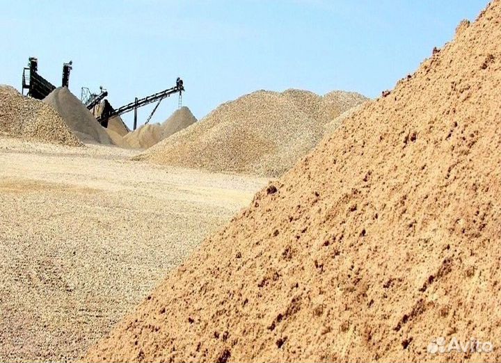Песок, щебень от карьера