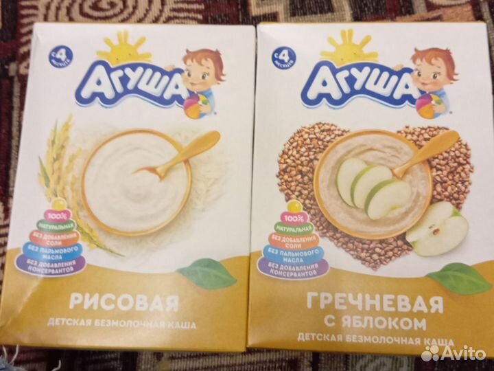 Детские каши безмолочные