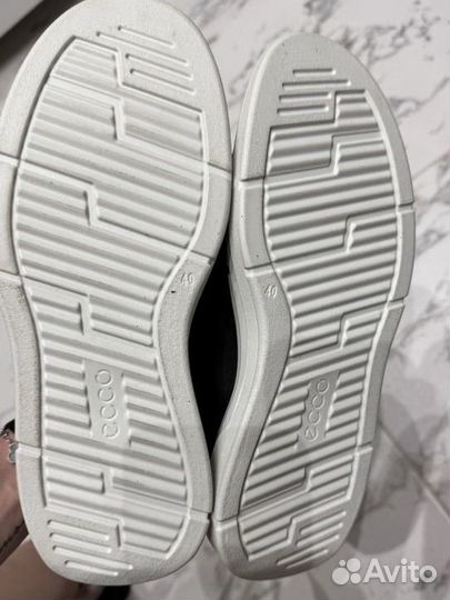 Туфли кожаные ecco унисекс 39/ 40 В школу