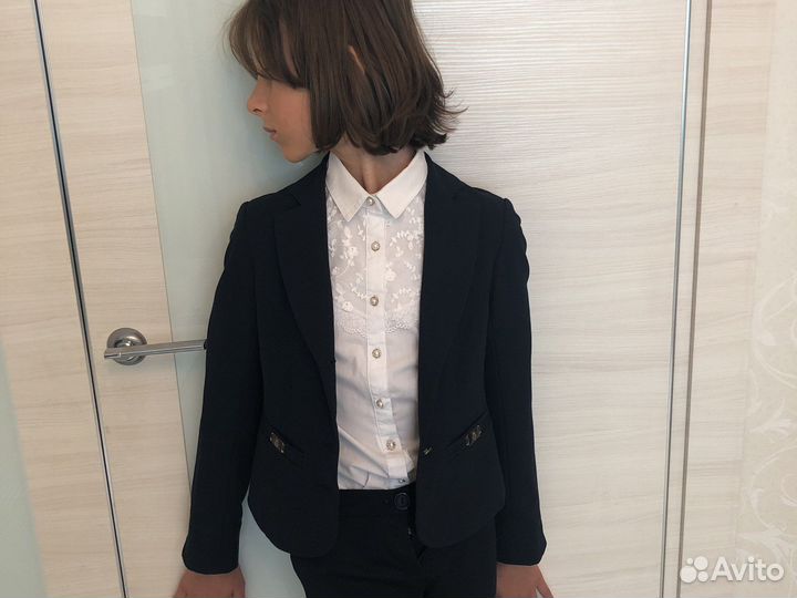 Школьный пиджак на девочку 140
