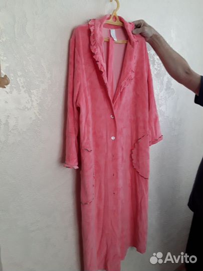 Халат женский велюровый