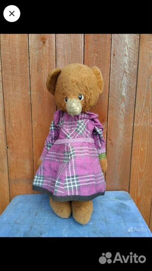 Игрушка Чебурашка.Медведь СССР