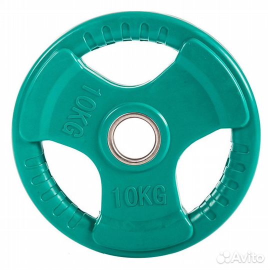 Диск обрезиненный 3 handle цветной D51 мм profi-FI