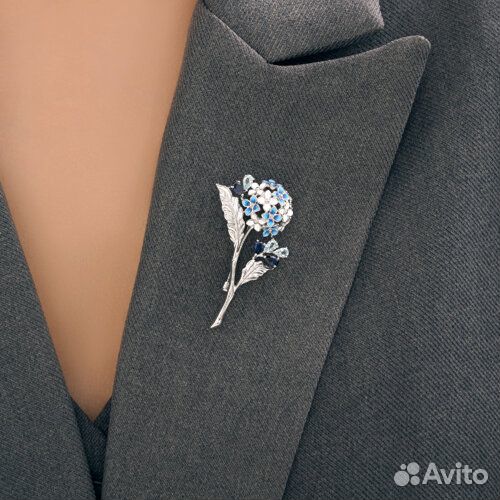 Брошь sokolov из серебра, 92040124