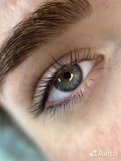 Брови наращивание ламинирование ресниц
