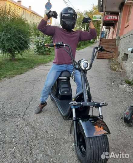 Электроскутер citycoco kugoo c3 pro