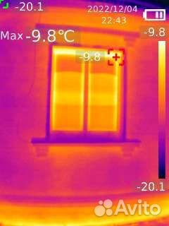 Обследование тепловизором, поиск теплопотерь безнл